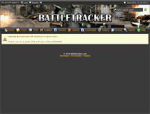 Tablet Screenshot of battletracker.com